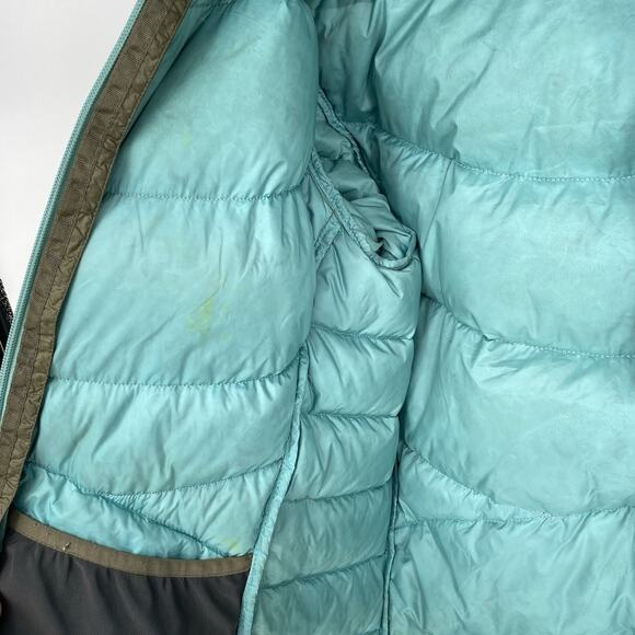 Mountain Hardwear Rubicon Rider Down Puffer Hooded Jacket Green Women’s Size XS - Picture 5 of 7